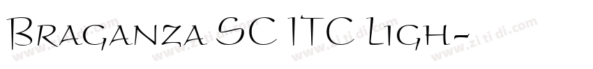 Braganza SC ITC Ligh字体转换